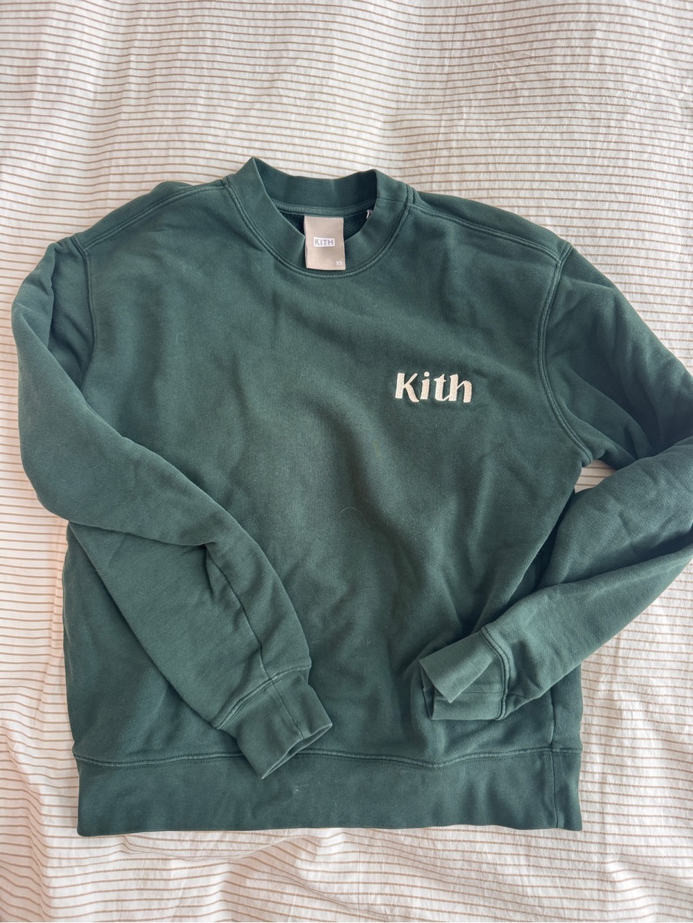 Kith Forest Green Crewneck Sweatshirt